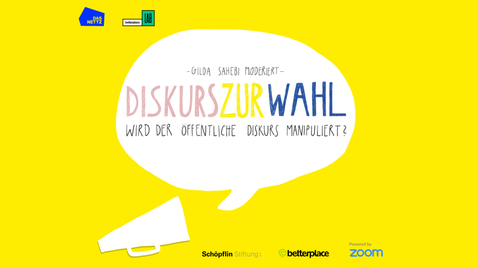 Gilda Sahebi moderiert: DISKURS zur WAHL - Wird der öffentliche Diskurs manipuliert?