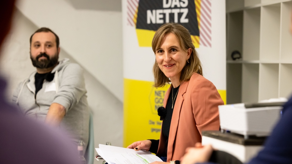 Nadine Brömme bei der BAG Jahreskonferenz