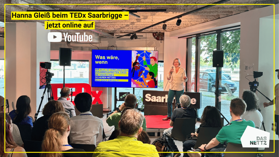 Hanna Gleiß beim TEDx Saarbrigge