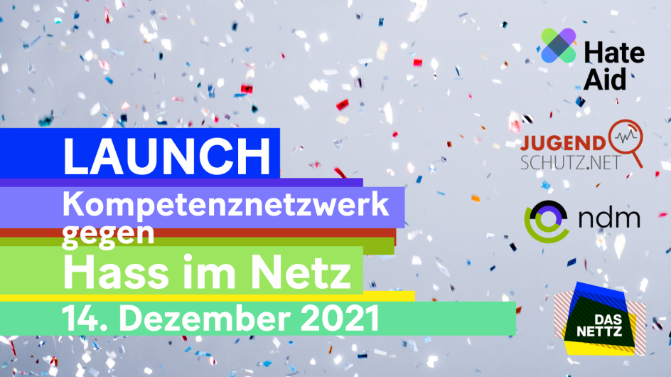 Launch Kompetenznetzwerk gegen Hass im Netz Grafik zum Veranstaltung 14. Dezember