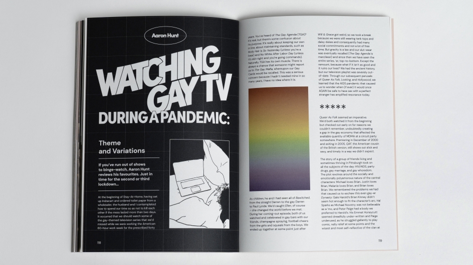 Watching Gay TV during Pandemic Artikel in Daddy Magazine