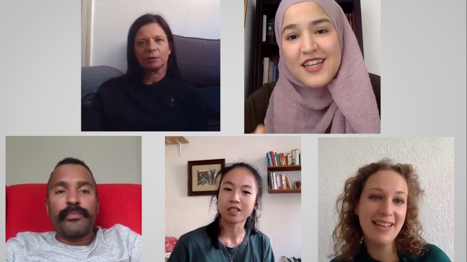 Fishbowl-Diskussion mit Sonja Kosche, Ouassima Laabich-Mansour, Malcolm Ohanwe, Thị Minh Huyền Nguyễn, Dalia Grinfeld Sonja Kosche, Ouassima Laabich-Mansour, Malcolm Ohanwe, Thị Minh Huyền Nguyễn, Dalia Grinfeld