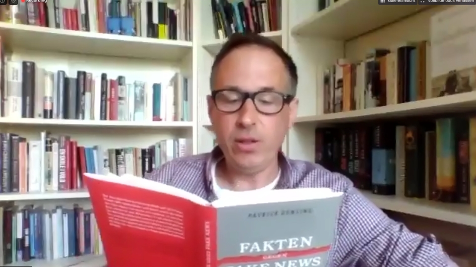 Lesung mit Patrick Gensing Lesung mit Patrick Gensing