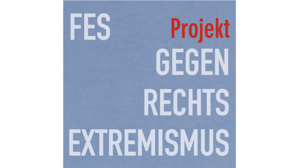 Logo des Projekts "Gegen Rechtsextremismus" von der Friedrich-Ebert-Stiftung