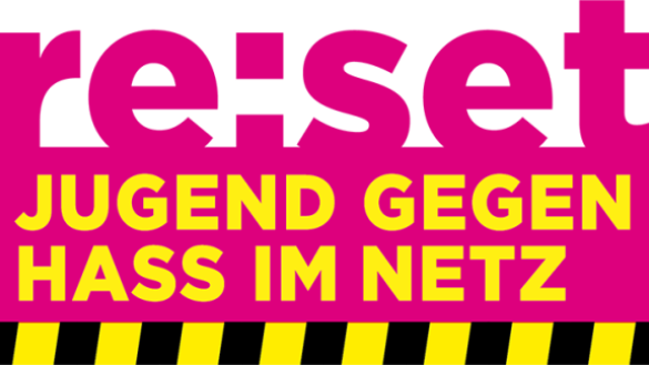 re:set – Jugend gegen Hass im Netz logo re:set – Jugend gegen Hass im Netz logo