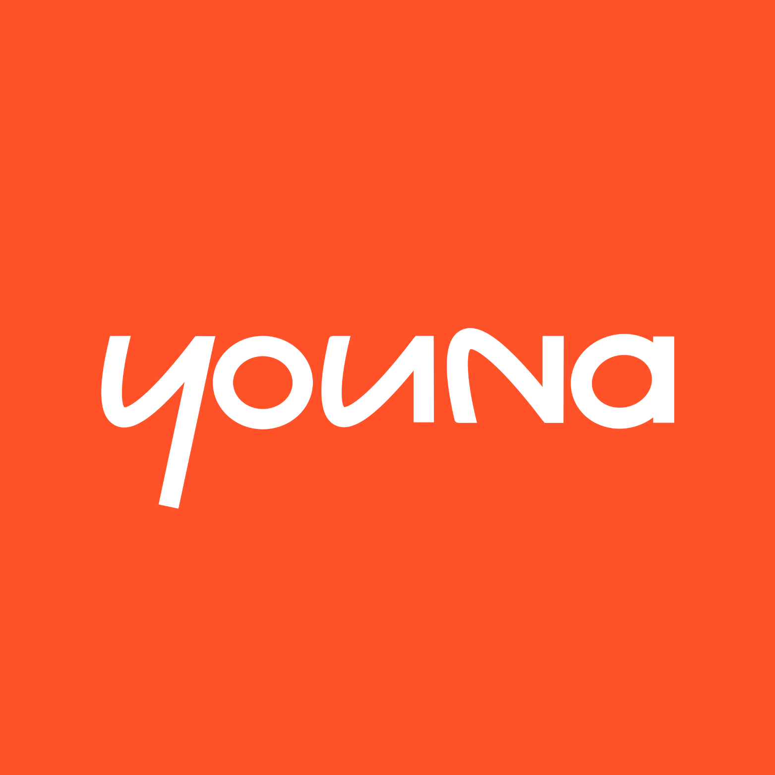 Logo YOUNA – Chatbot für Rassismusbetroffene YOUNA Logo orange