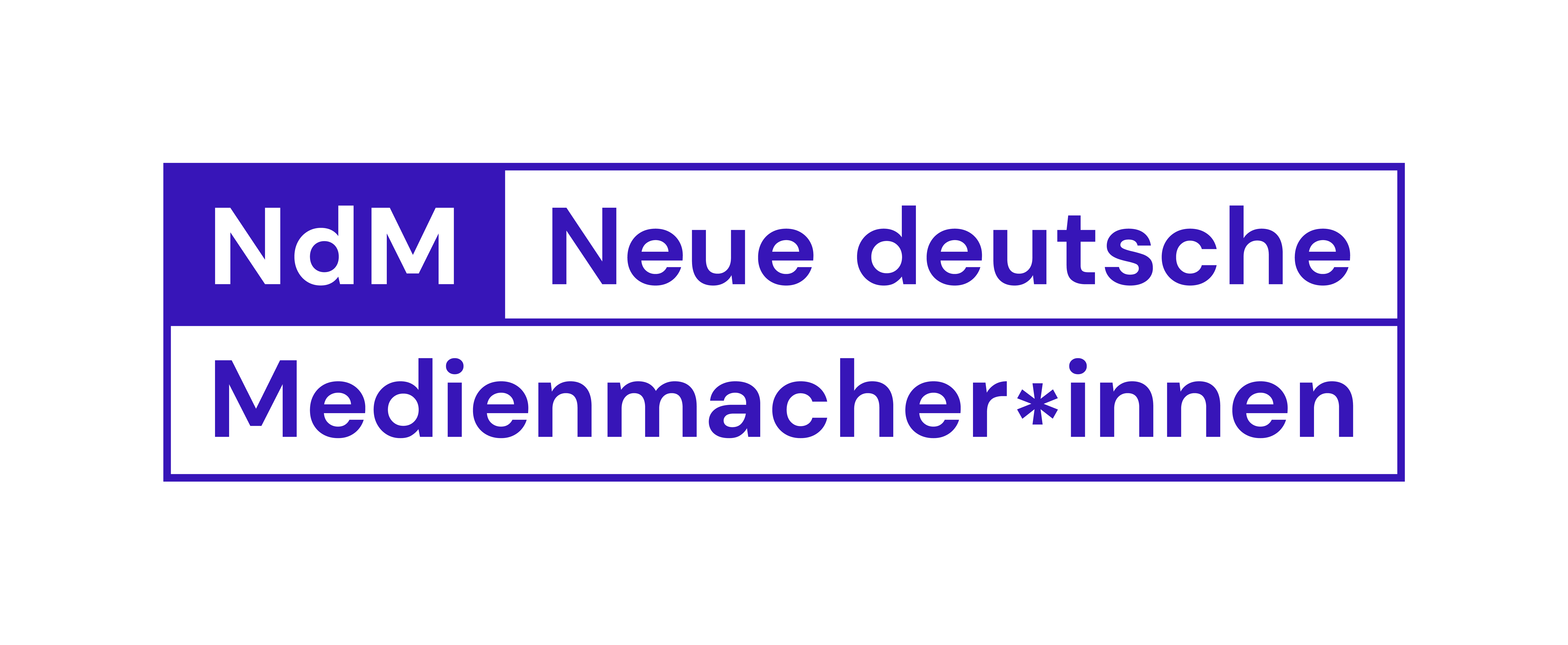 Logo Neue deutsche Medienmacher*innen