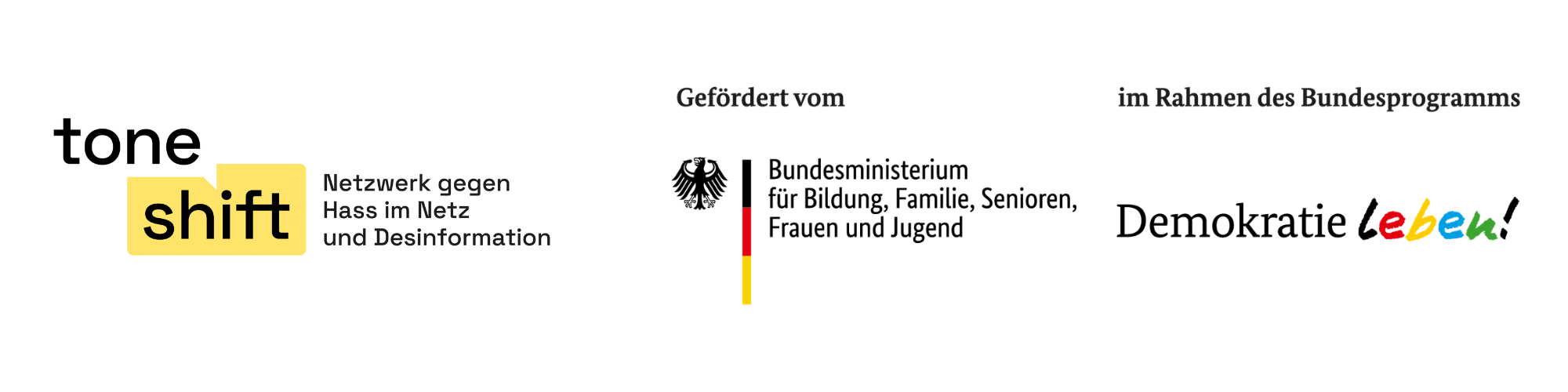 toneshift – Netzwerk gegen Hass im Netz und Desinformation