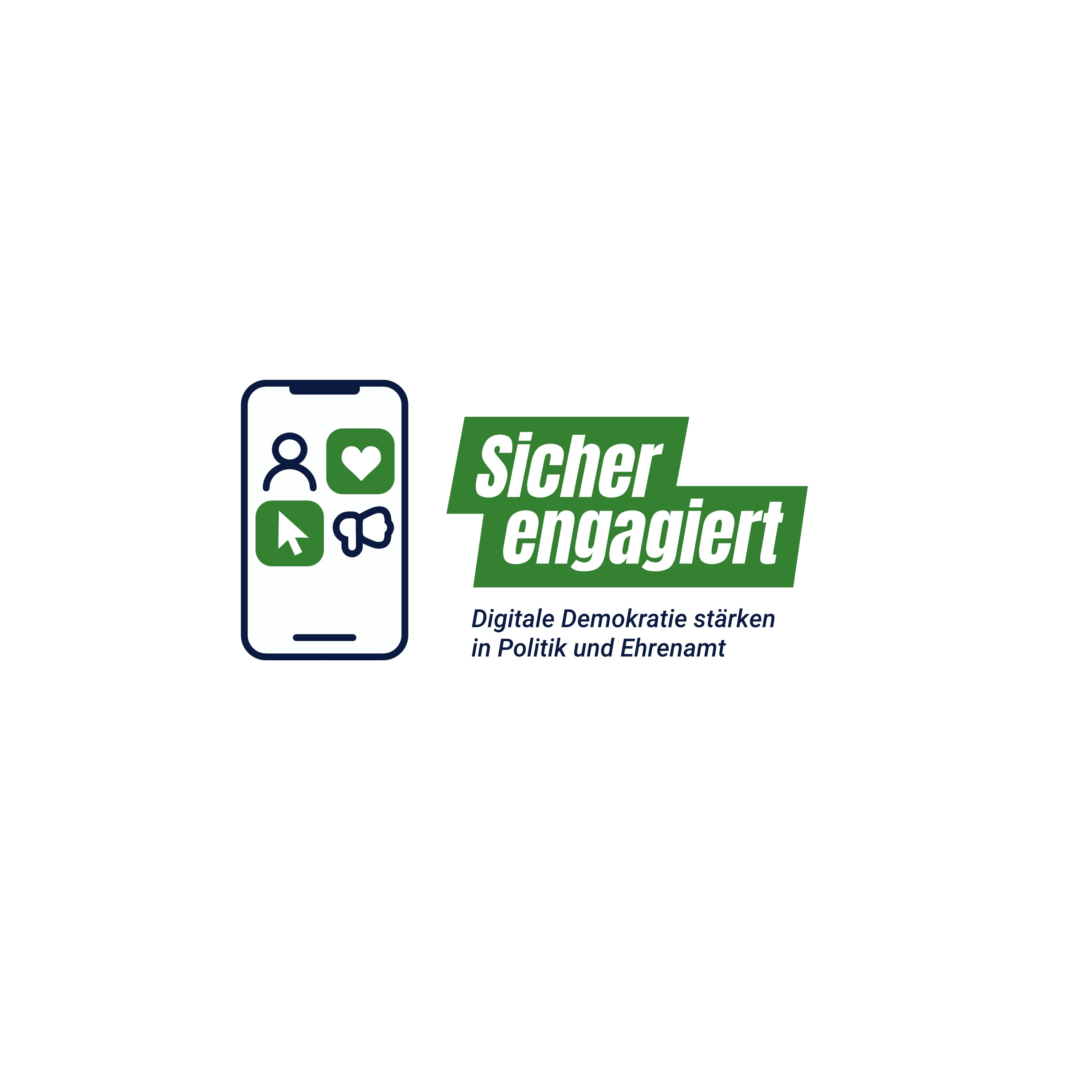 Sicher engagiert. Digitale Demokratie stärken in Politik und Ehrenamt.