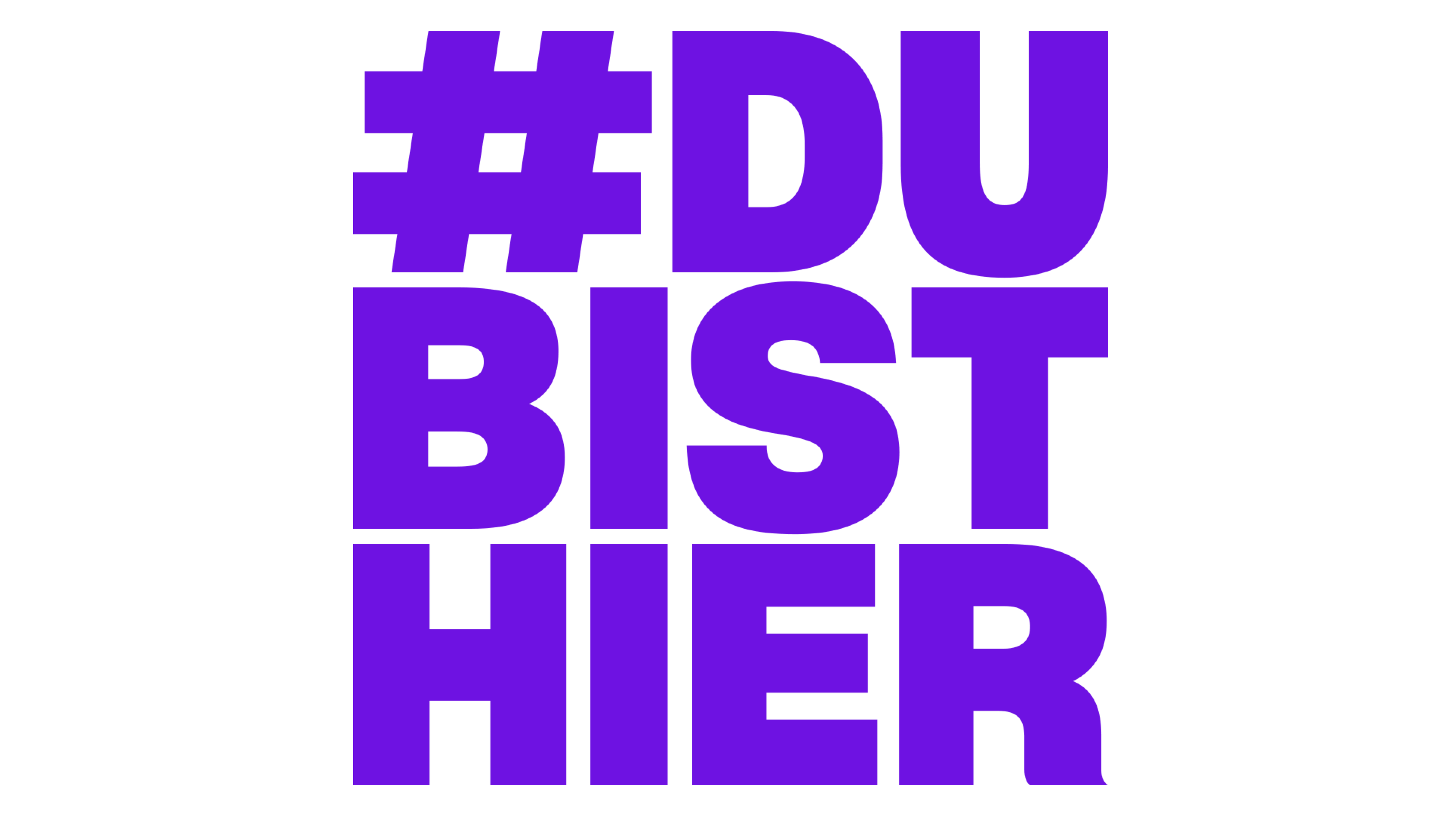 #dubisthier Logo #dubisthier logo