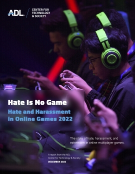 Titelblatt der Studie Hate Is No Game